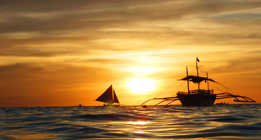 Philippines Boracay Sunset