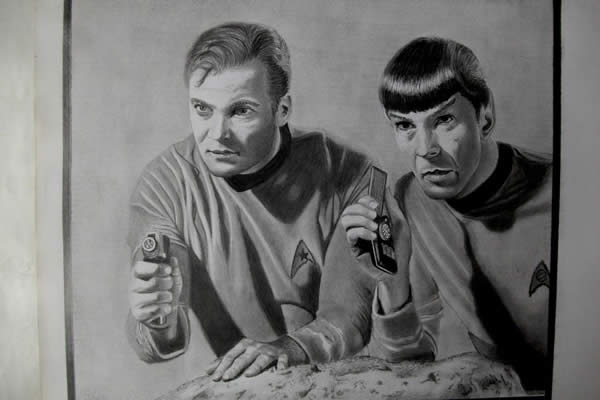 Kirk and Spock