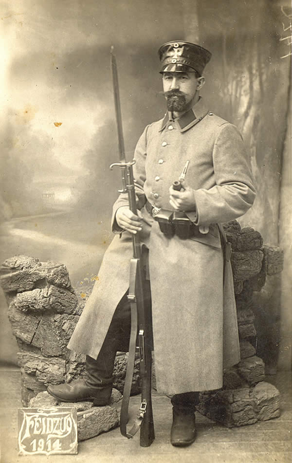 German Landsturm Soldier in Namur