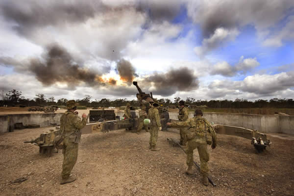 Gunners from 13th Field Battery, 1st Filed Regiment