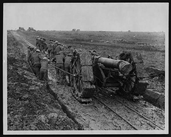 Moving Big Guns up to the Front by Hand