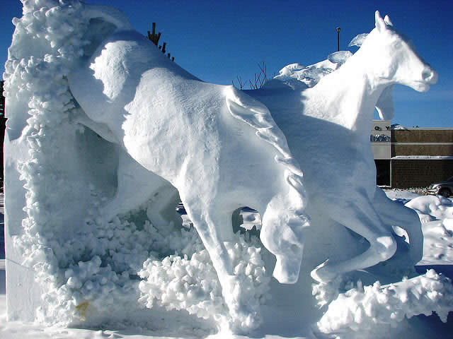 Snow Sculpture, Yukon