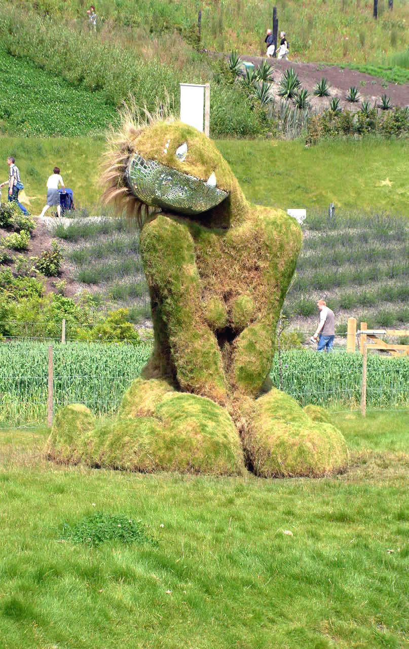 Eden Project- Grass Sculpture
