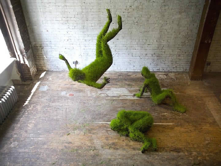 Growing Grass Sculpture