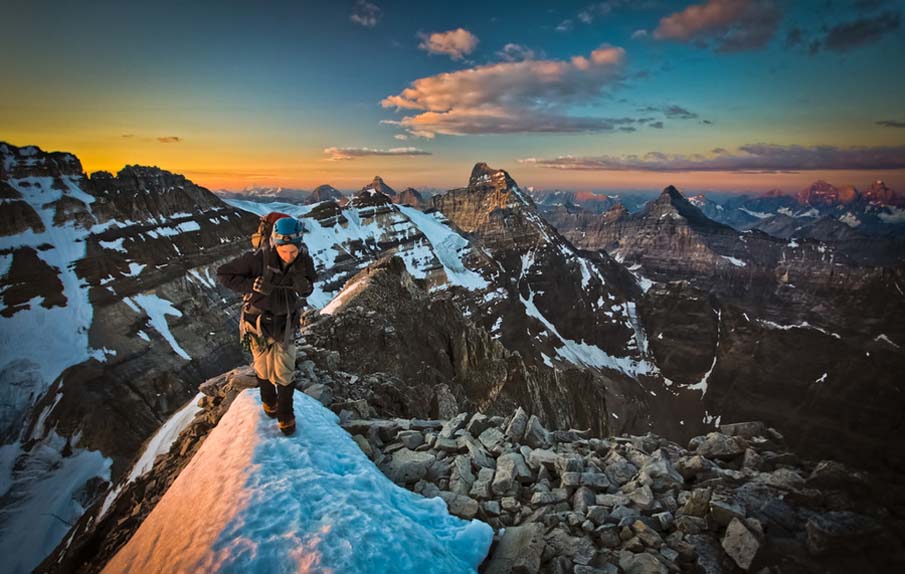 First Light on Mount Victoria