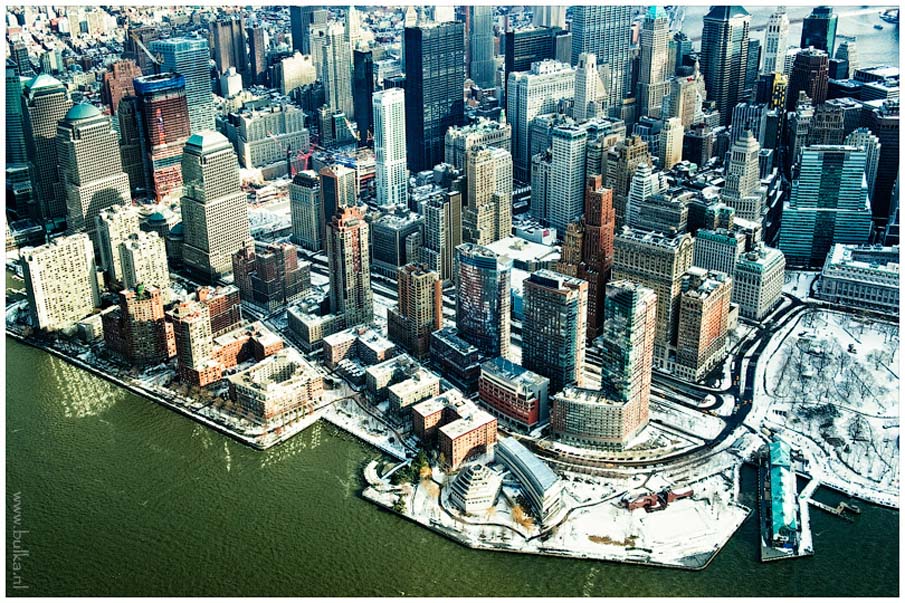 Manhattan in Birds-Eye View