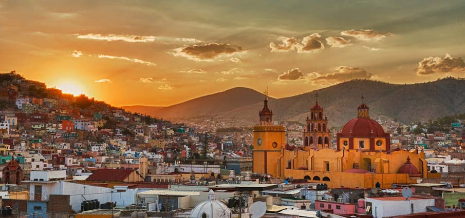 Sunset in Guanajuato