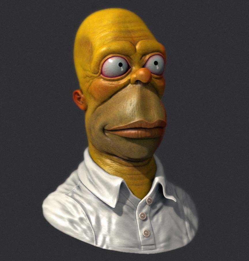 Homer J. Simpson 3D