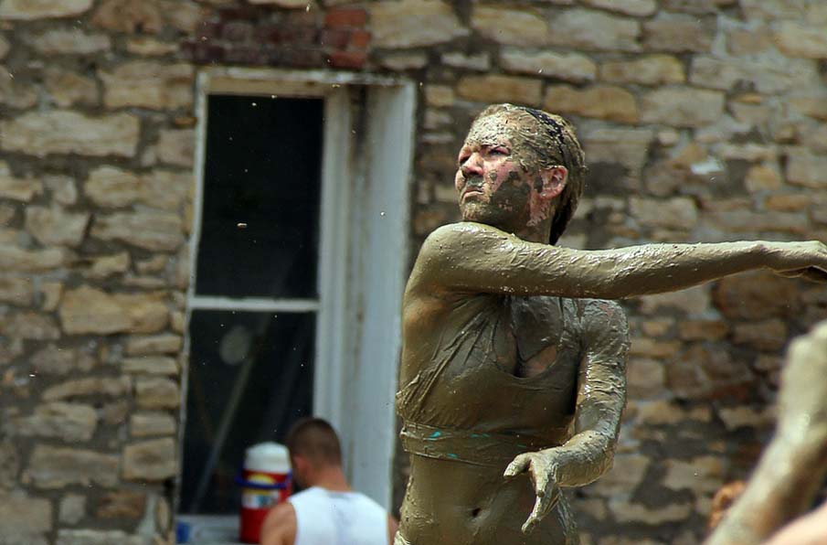 Mud Volleyball