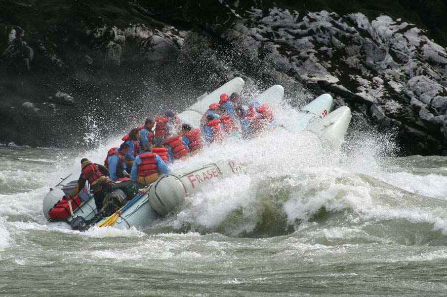 Rafting on the Fraser