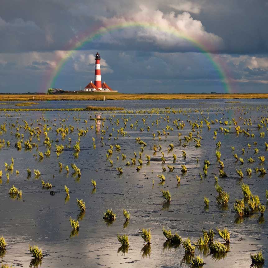 Lighthouse Meets Rainbow