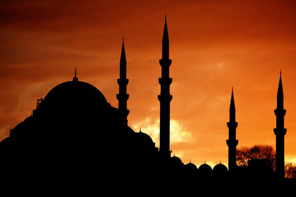 Silhouette of the Mosque