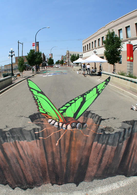 Sidewalk Art in Canada