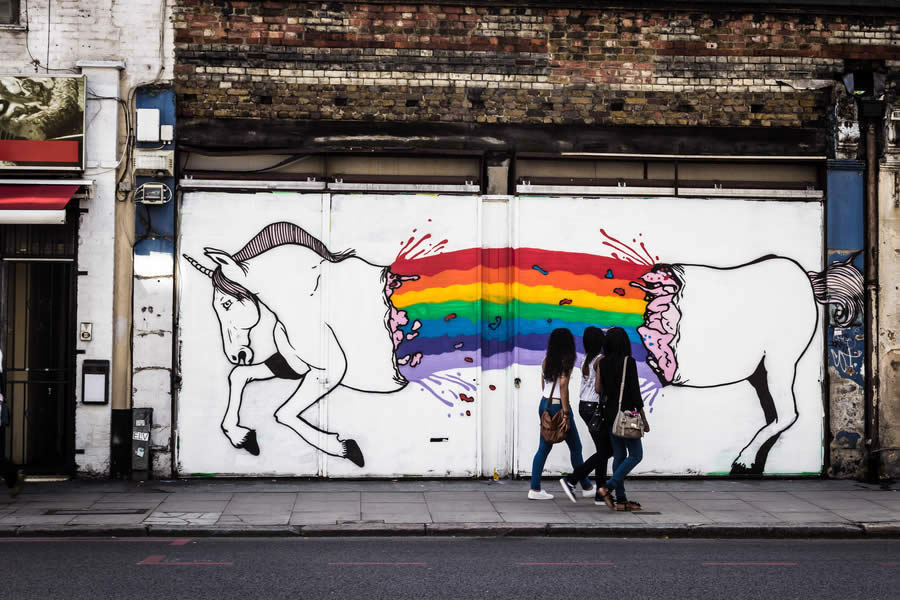 Urban Unicorn Depiction