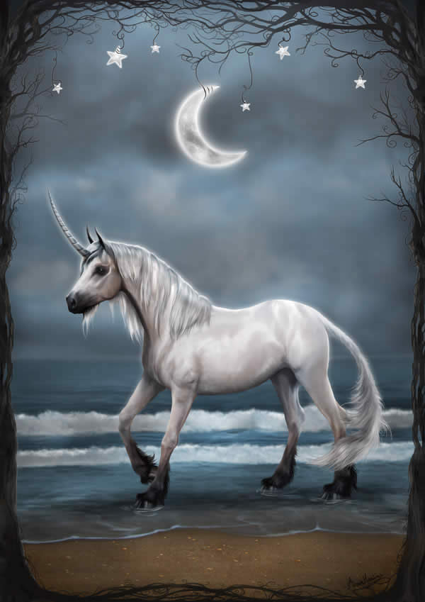 Unicorn in the Evening