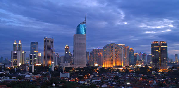 Jakarta in Indonesia