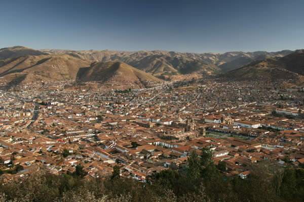 City of Cusco in Peru