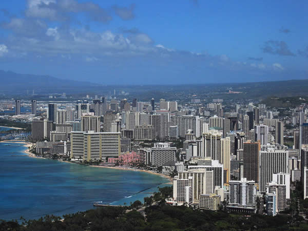 Honolulu in the US State of Hawaii
