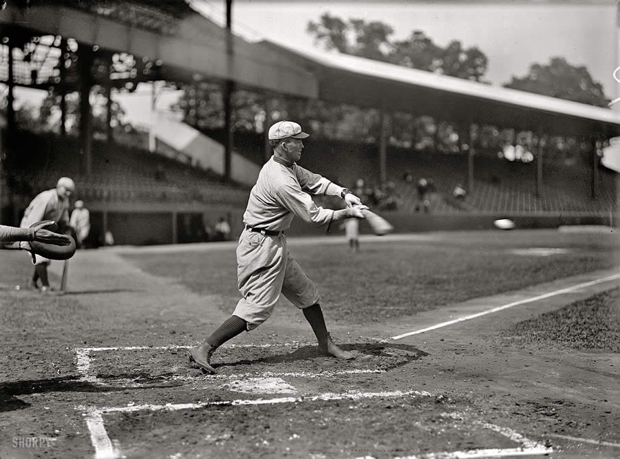 Washington, D.C., in 1913. "Baseball, professional. St. Louis players."