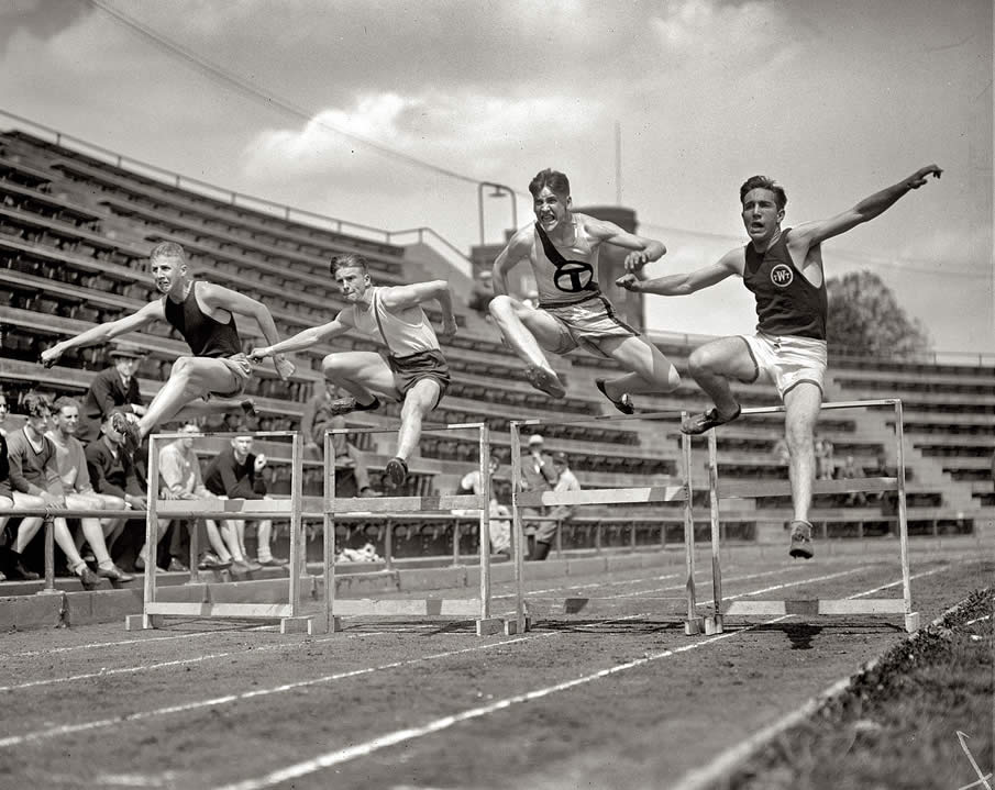 Washington, D.C. May 31, 1924. "High school track."