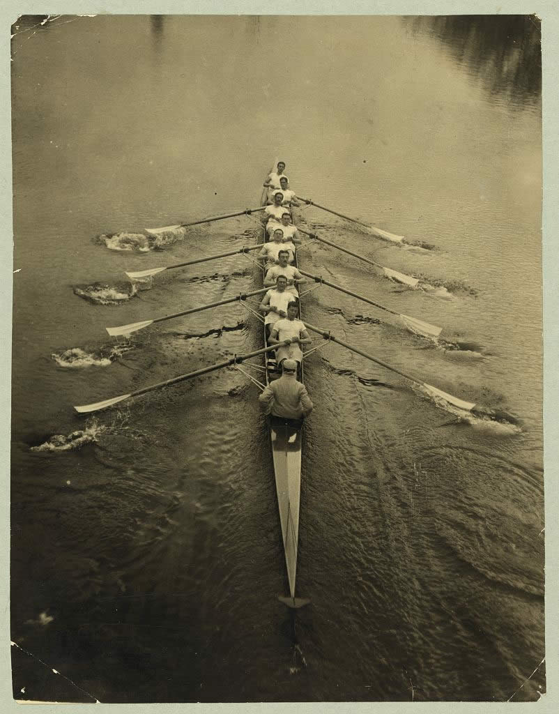 Rowing. Cambridge Crew. 1910-1915.