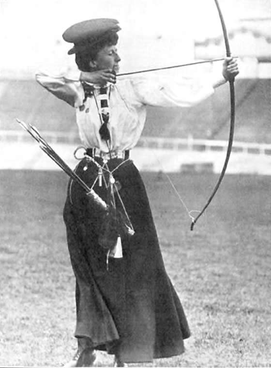 Queenie Newall. 1908 Olympics London