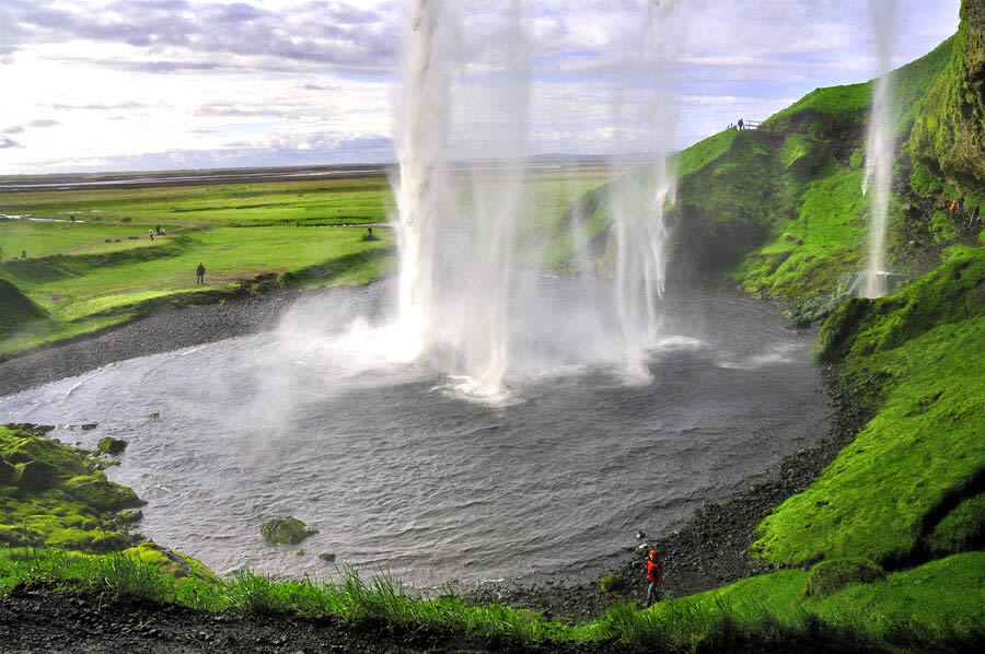 Behind the Waterfall