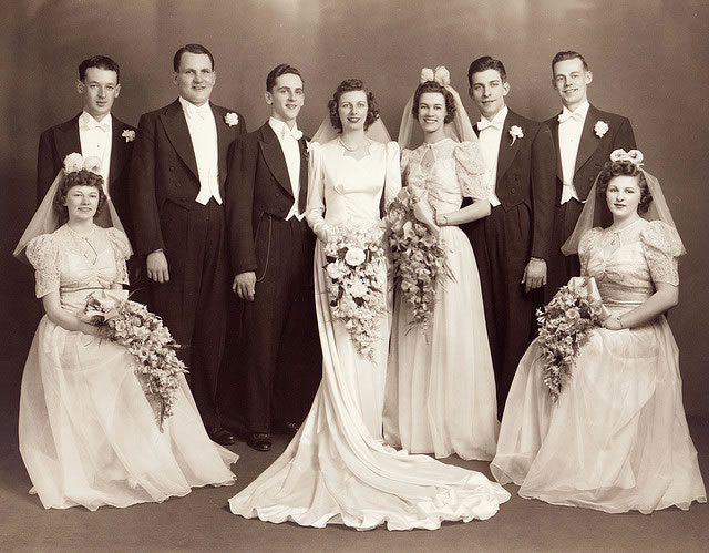 1940s Wedding Group