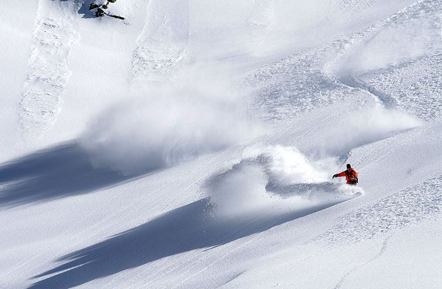 Deep Powder in Les 7 Laux