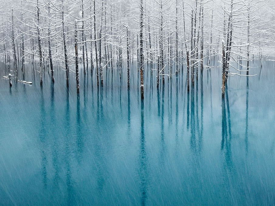 Blue Pond, Hokkaido