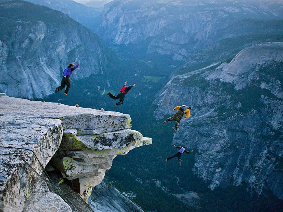 BASE Jumping, Yosemite