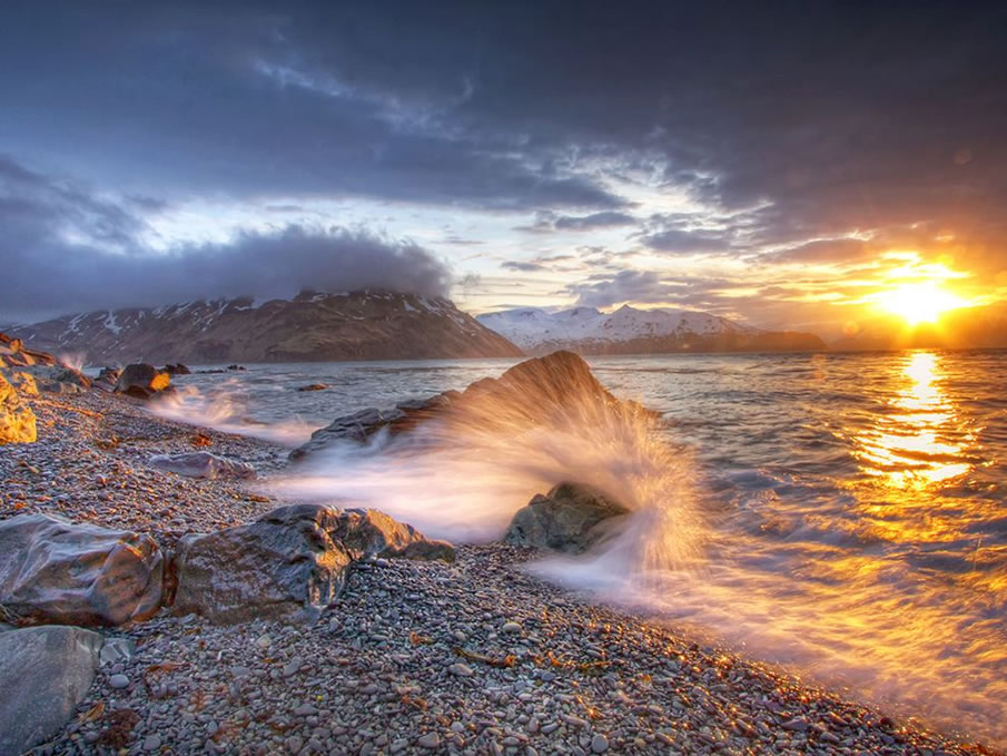 Bering Sea Sunset