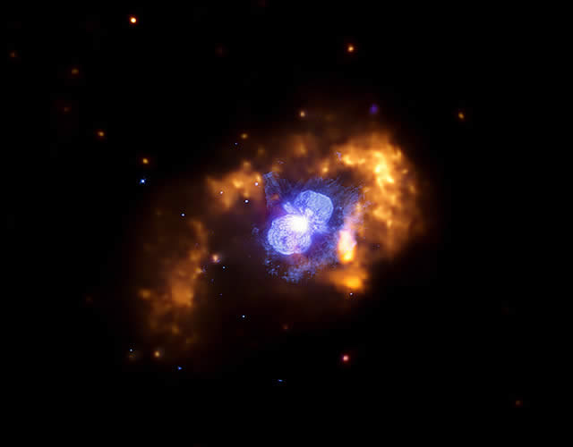 Chandra and Hubble Observe a Doomed Star