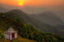 Stupa in the Himalayas