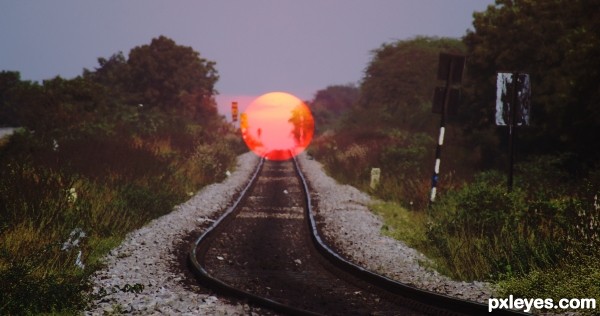 Tracks to the Sun!