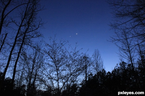 Creation of Night before day: Step 2