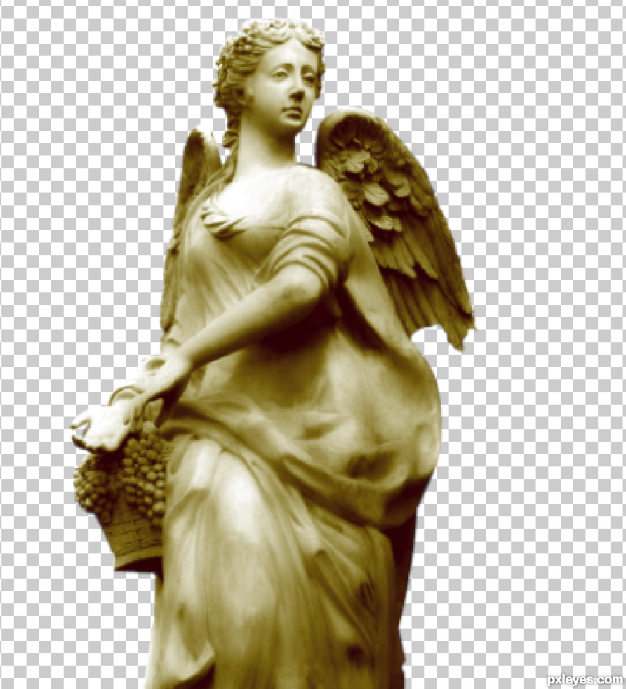 Creation of Golden Angel: Step 4