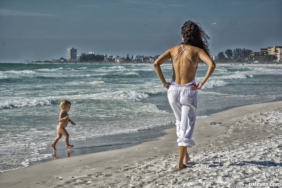 A stroll on the beach