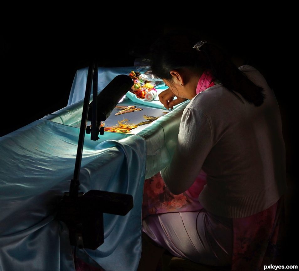 Seamstress by the LIght