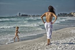 A stroll on the beach