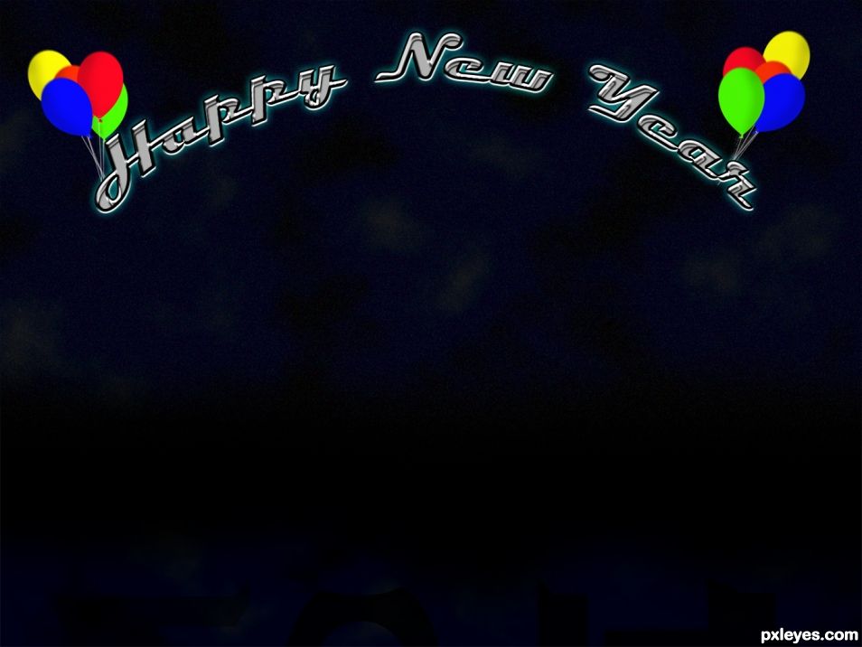 Creation of New Year's Fireworks: Step 3