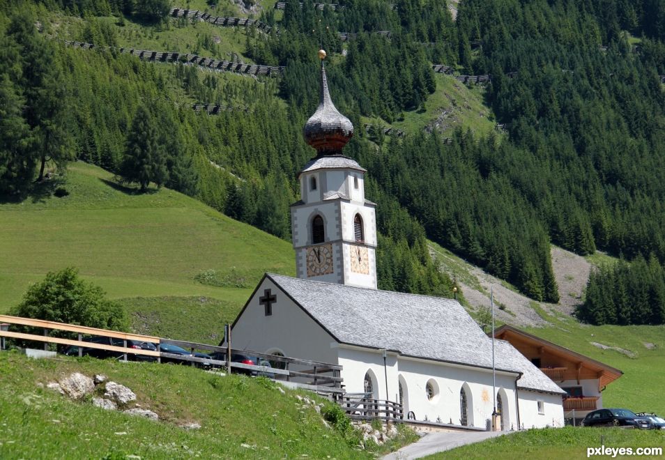 Alpine church