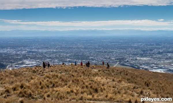 Creation of At the top of the Gondola: Final Result