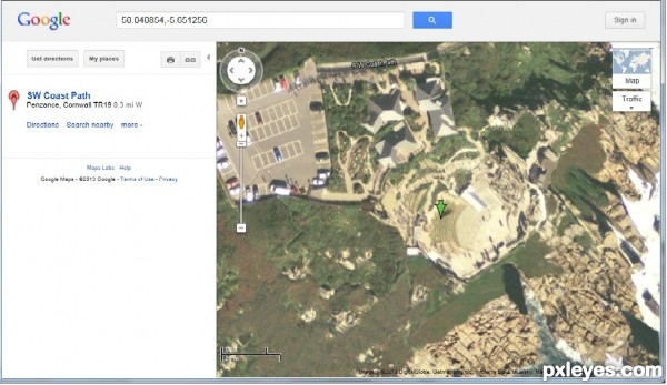 Creation of minack theatre, Porthcurno, Cornwall: Step 1