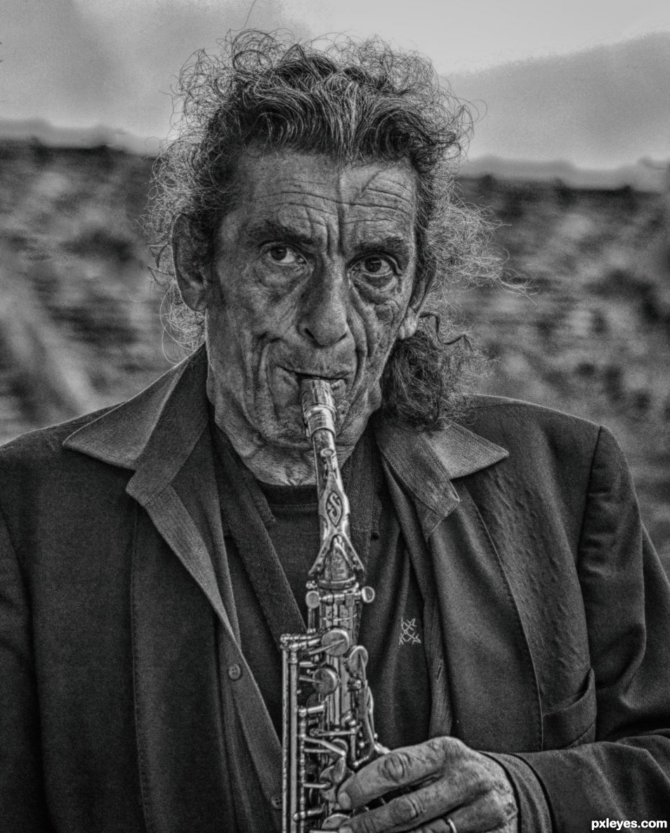 Saxophone player