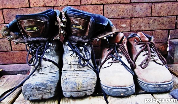 concrete boots