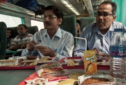 Breakfast in the train