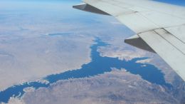 flying over the greenland