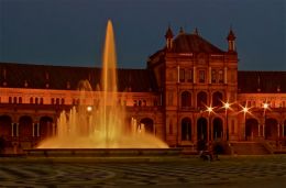 fountain in Seville Spain