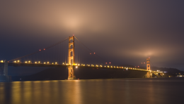 The Golden Gate by Night